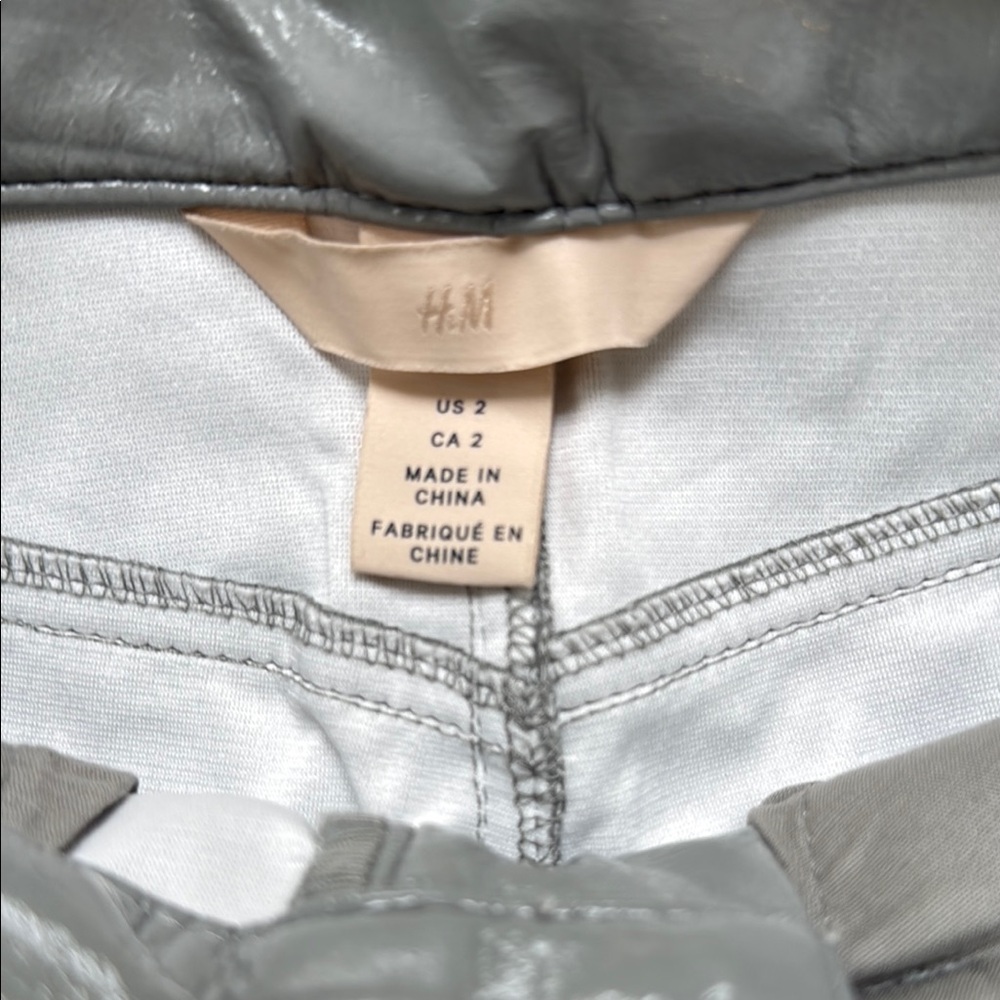 H&M Shiny Gray Pants - Picture 5 of 6
